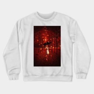 Autumn Leaves Falling Like Rain Crewneck Sweatshirt